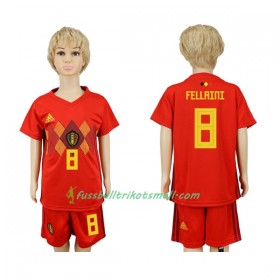 Fußballtrikots Belgien Fellaini 8 Kinder WM 2018 Heimtrikotsatz kaufen